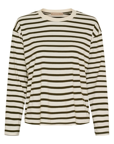 Marta du Chateau - MDCKara Langarmshirt - Olive